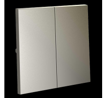 Клавиши для выключателя/переключателя двухклавишного S70 (шелк) Voltum VLS000304