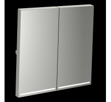 Клавиши для выключателя/переключателя двухклавишного с подсветкой S70 (сталь) Voltum VLS000405