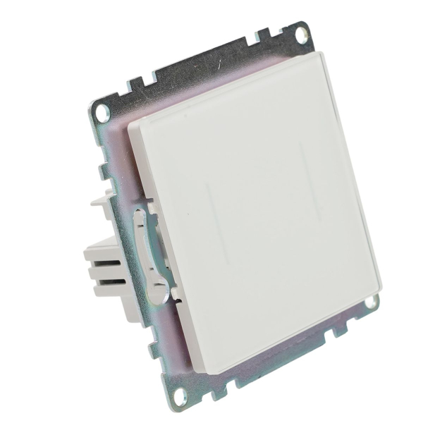 Выключатель 2-клавишный сенсорный (механизм) Stekker Катрин белый GLS2-7204-01 50275