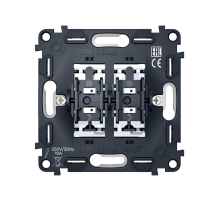 Выключатель двухклавишный AMBRELLA VOLT VM115
