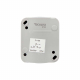 Переключатель проходной Mini OG IP54, о/у, серый KRANZ KR-78-0837