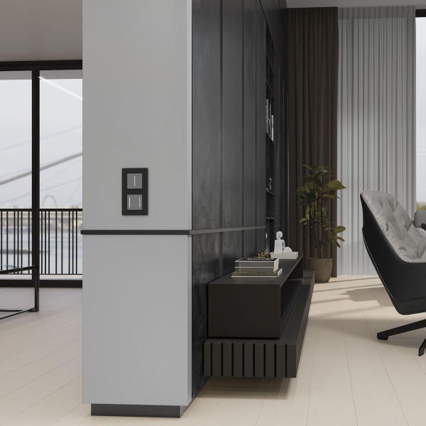 Сенсорный выключатель одноклавишный Werkel с подсветкой серебряный W4513006 4690389197901