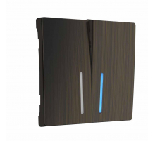 Набор клавиш для выключателя двухклавишного Werkel с подсветкой бронзовый W1129112 4690389161674