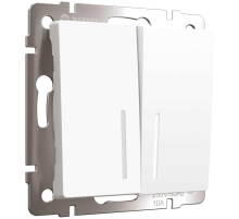 Выключатель Werkel двухклавишный W1122161 4690389191855