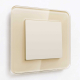 Выключатель одноклавишный проходной Werkel айвори матовый W1112062 4690389184604