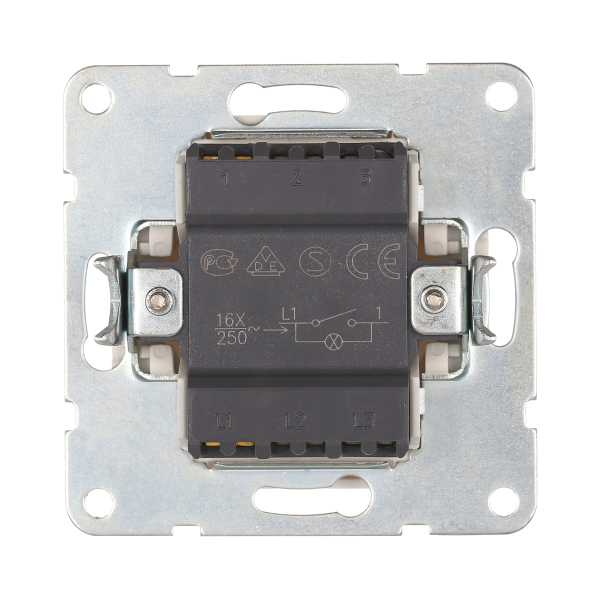 Выключатель LK Studio 1-кл., c индикатором (схема 1L) 16 A, 250 B (белый) LK60 860204-1