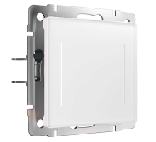 Сенсорный умный выключатель двуклавишный Werkel белый W4523001 4690389197949