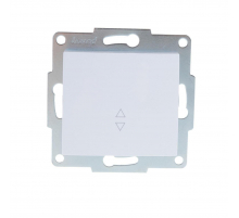 Выключатель проходной Lezard Karina белый 707-0288-105