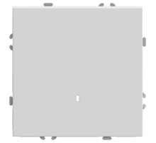 Выключатель одноклавишный Stekker Эмили с подсветкой белый фарфор RSW10-5101-01 49863