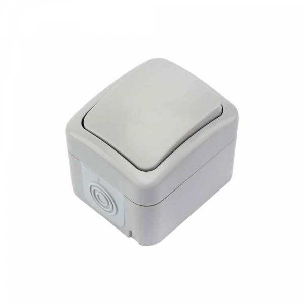 Переключатель проходной Mini OG IP54, о/у, серый KRANZ KR-78-0837 Переключатель проходной Mini OG IP54, о/у, серый KRANZ KR-78-0837