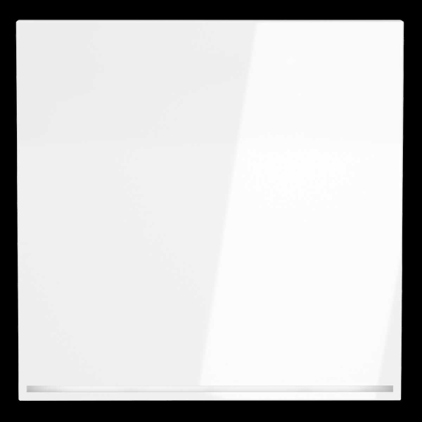 Клавиша для выключателя/переключателя одноклавишного с подсветкой S70 (белый глянцевый) Voltum VLS000201