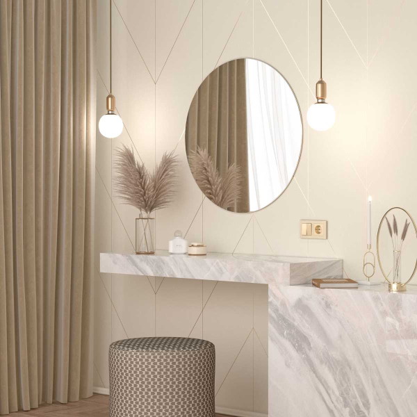 Выключатель двухклавишный Werkel шампань W1120011 4690389157134