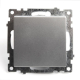 Переключатель перекрестный одноклавишный Stekker Катрин серебро GLS10-7110-03 49178