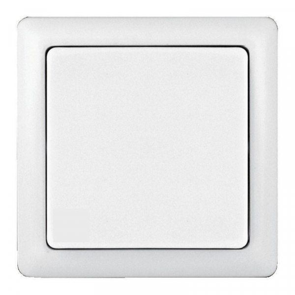 Выключатель одноклавишный Systeme Electric Хит 6A 250V белый VA16-131-B