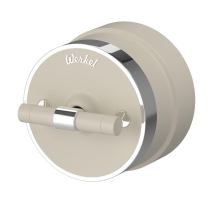 Выключатель двухклавишный на 4 положения Werkel Vintage слоновая кость матовый/хром W5822055 4690389183201