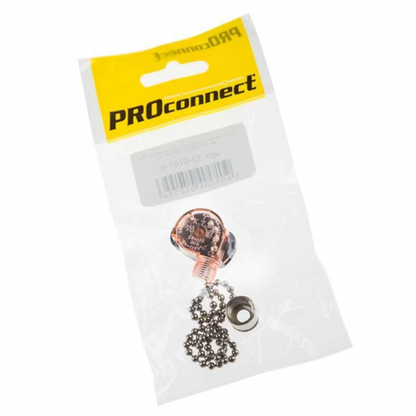 Выключатель для настенного светильника с цепочкой 270 мм «Silver» индивидуальная упаковка 1 шт. PROCONNECT 32-0101-9