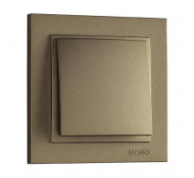 Выключатель Mono Electric Despina одноклавишный бронза 102-232325-100