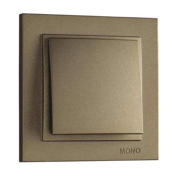 Выключатель Mono Electric Despina одноклавишный бронза 102-232325-100 Выключатель Mono Electric Despina одноклавишный бронза 102-232325-100