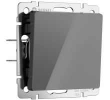 Выключатель одноклавишный проходной Werkel графит акрил W1112044 4690389197420