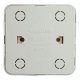 Выключатель одноклавишный Stekker София серебро MSW10-10-03 49295
