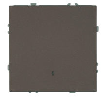 Выключатель 1-клавишный c индикатором (механизм), Stekker, 250В, 10А Эмили, RSW10-5101-09, антрацит, soft touch 49915