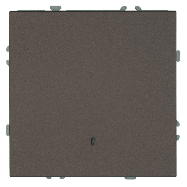 Выключатель 1-клавишный c индикатором (механизм), Stekker, 250В, 10А Эмили, RSW10-5101-09, антрацит, soft touch 49915