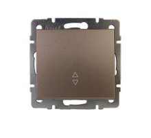 Выключатель проходной Lezard Rain бронза 703-3188-105