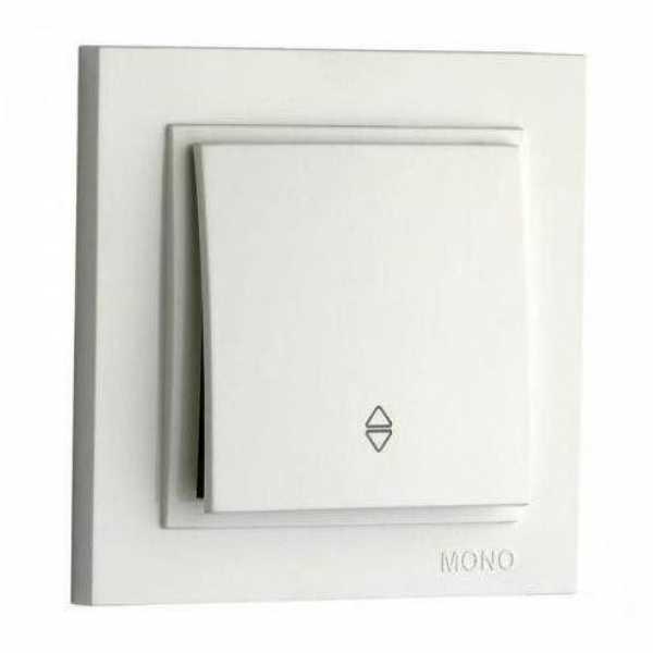 Выключатель Mono Electric Despina одноклавишный проходной слоновая кость 102-010025-109 Выключатель Mono Electric Despina одноклавишный проходной слоновая кость 102-010025-109