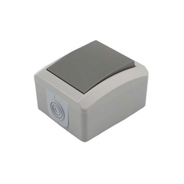 Переключатель проходной INDUSTRIAL IP54, о/у, серый KRANZ KR-78-0610 Переключатель проходной INDUSTRIAL IP54, о/у, серый KRANZ KR-78-0610