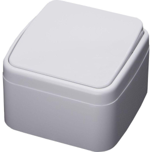 Выключатель 1-клавишный Stekker, PSW10-41-20, открытой установки, 250В, 10А, IP20 Basic, белый 39031