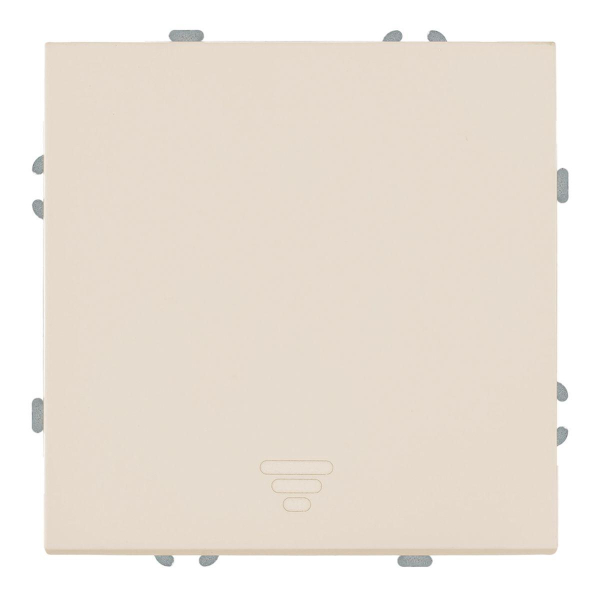 Выключатель 1-клавишный самовозвратный (механизм), Stekker, 250В, 10А Эмили, RSW10-5112-08, кашемир, soft touch 50364