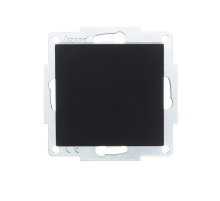 Выключатель Lezard Vesna черный 742-4288-100