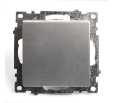 Выключатель одноклавишный Stekker Катрин серебро GLS10-7103-03 39575