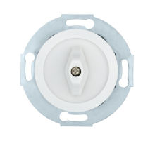 Переключатель LK Studio поворотный (схема 6) 16 A, 250 B (белый) Vintage 880704-1