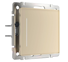 Сенсорный выключатель одноклавишный Werkel с подсветкой шампань W4513011 4690389197925