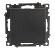 Переключатель одноклавишный Stekker Катрин графит GLS10-7105-06 49412