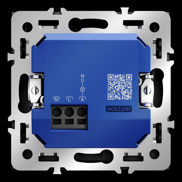 Выключатель встраиваемый S70 карточный 16А, (графит) Voltum VLS010707