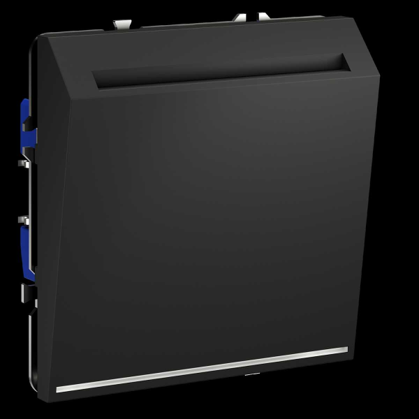 Выключатель встраиваемый S70 карточный 16А, (графит) Voltum VLS010707