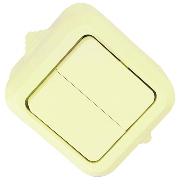 Выключатель двухклавишный Makel 18201