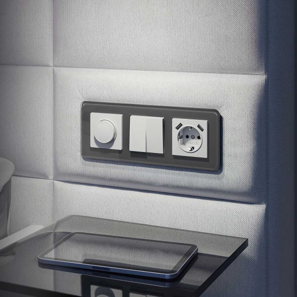 Выключатель двухклавишный Werkel белый матовый W1120061 4690389184611