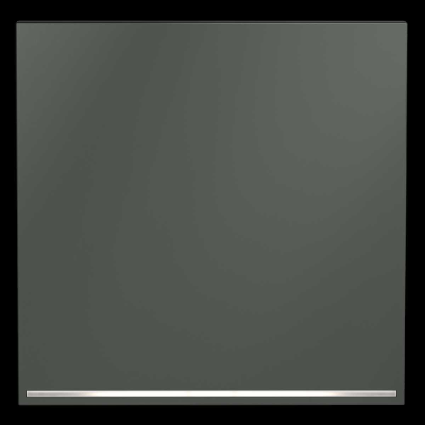 Клавиша для выключателя/переключателя одноклавишного с подсветкой S70 (титан) Voltum VLS000206