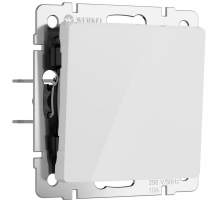 Выключатель одноклавишный Werkel белый акрил W1112041 4690389197253