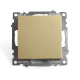 Переключатель одноклавишный перекрестный Stekker Катрин золото GLS10-7110-08 49221