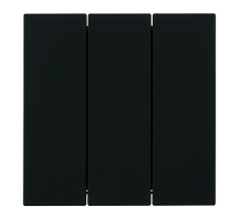 Выключатель 3-клавишный (механизм), Stekker, 250В, 10А Мия, RSW10-3108-05, черный бархат 50444