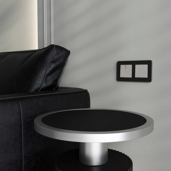 Выключатель одноклавишный (дымчатый) W1210004/ a069447