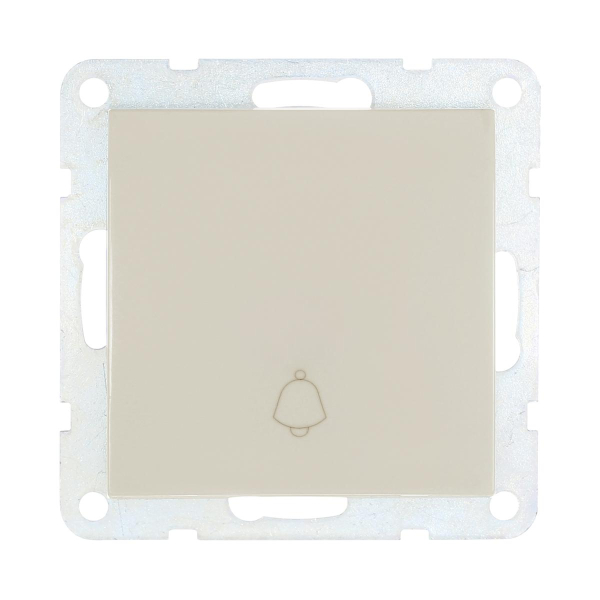 Выключатель-кнопка LK Studio 1-кл.(схема 1Т) 16 A, 250 B (бежевый) LK60 860501-1