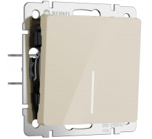 Выключатель одноклавишный проходной с подсветкой Werkel айвори акрил W1112143 4690389197017