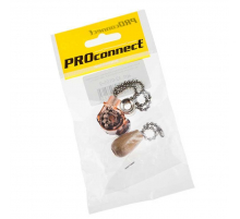 Выключатель для настенного светильника c деревянным наконечником «Silver» индивидуальная упаковка 1 шт. PROCONNECT 32-0105-9