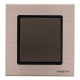 Выключатель одноклавишный Vesta-Electric Exclusive Champagne Metallic шампань FVK050202BSH