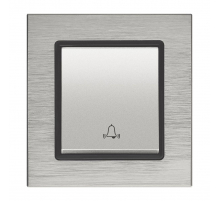 Выключатель Звонок Vesta-Electric Exclusive Silver Metallic серебро FVK050308SER